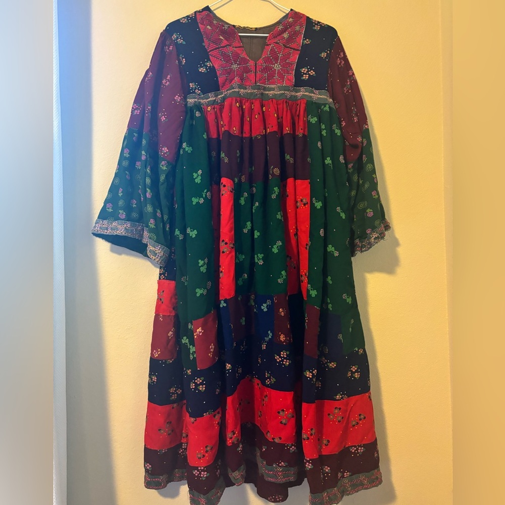 Vintage patchwork dress